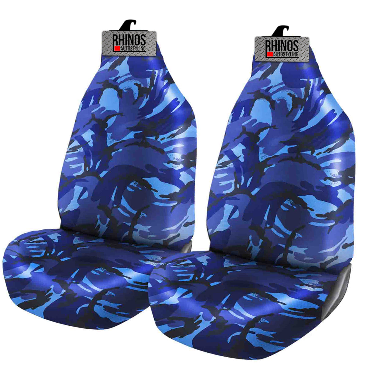 Heavy Duty Grey Waterproof Seat Covers 2 x Fronts