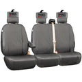 TAILORED FOR FORD TRANSIT CUSTOM 2013 - 2022 - HEAVYDUTY GREY VAN SEAT COVERS