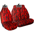 Heavy Duty Single and Double Passenger Van Seat Covers - 2+1 - Camo Red
