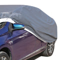 (MEDIUM) Full Car Cover Waterproof Summer Winter Cotton Lined Heavy Duty Indoor Outdoor Luxury
